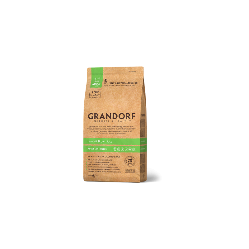 Grandorf Dog- Lammas & Kalkun Adult Mini 3kg