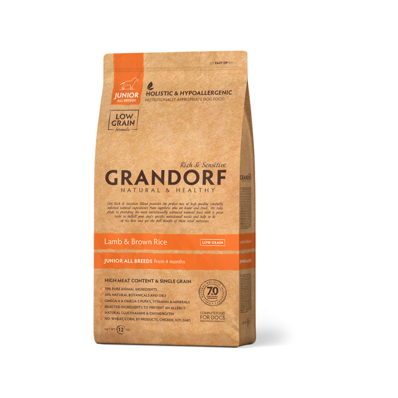 Grandorf Dog- Lammas & Kalkun Junior 1kg