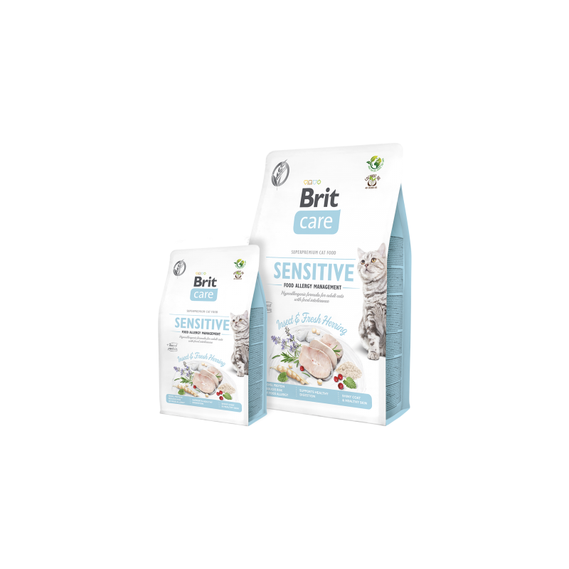 Brit Care "Insect&Fresh Herring" teraviljavaba kassi kuivtoit 2kg