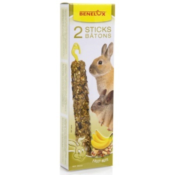 Benelux näriliste XXL maiusepulgad pähklite & banaaniga – 2×75g