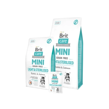 BC koera kuivtoit "Mini light&sterilized" küülikulihaga 2kg