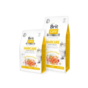 Brit Care "Haircare Healthy&Shiny Coat" teraviljavaba kassi kuivtoit 2kg