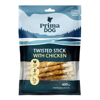 Prima Dog koera maius närimispulk kanalihaga 13cm 45tk 400g
