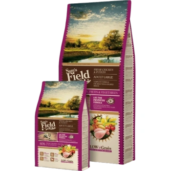 Sam's Field kana&kartuliga "LB adult" täisööt suurt tõugu koerale 13kg