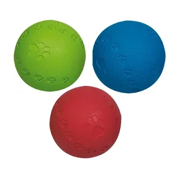 Koera mänguasi kummist piiksuv pall 12cm
