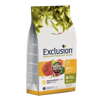 Koera kuivtoit EXCLUSION MEDITERRANEO Medium Breed 3kg, loomalihaga 