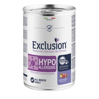 Koera konserv EXCLUSION Hypoallergenic metssiga/kartul 400g