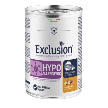 Koera konserv EXCLUSION Hypoallergenic part/kartul 400g
