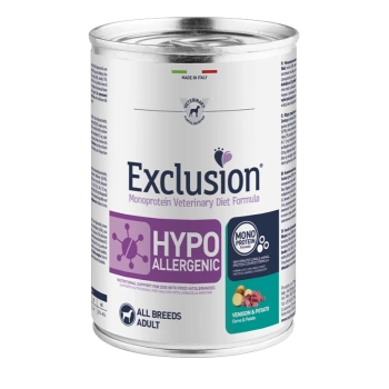 Koera konserv EXCLUSION Hypoallergenic uluk/kartul 400g