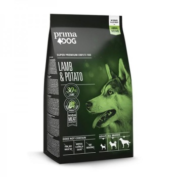 PrimaDog koera täistoit Lambaliha&kartuliga 12kg