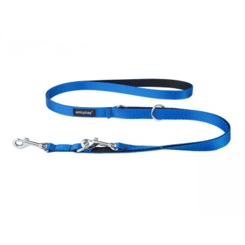 Amiplay Leash 6in1 Reflect M blue