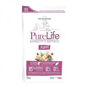 PureLife kutsika kuivtoit lõhe & valge kalaga 2kg