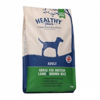 Healthy Paws "Briti lambaliha ja pruuni riisiga" 2kg