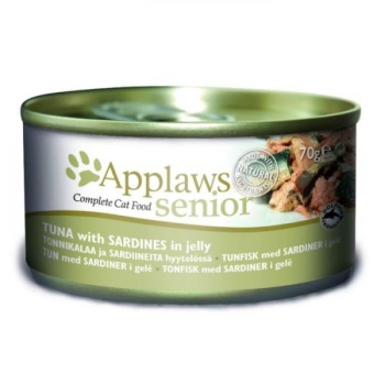 Applaws kassi konserv zelees seenior tuunikala/sardiin 70g N1