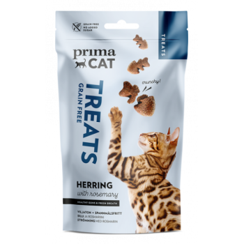 PrimaCat Crunchy heeringas rosmariiniga 40g