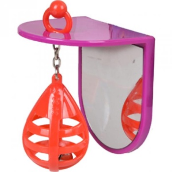 Lindude poksikott peegliga BT Hercules 8x6x9,5cm