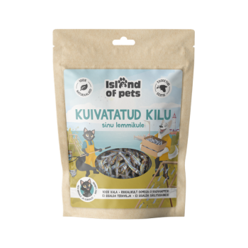 Island of pets kuivatatud kilu 80g