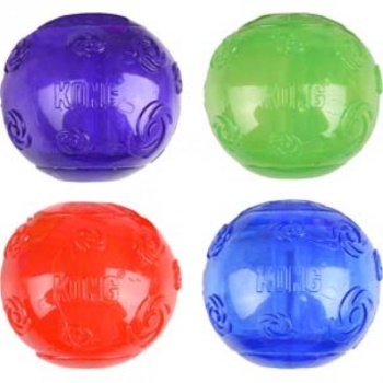 Kong koera mänguasi Squeezz piiksuv pall Large
