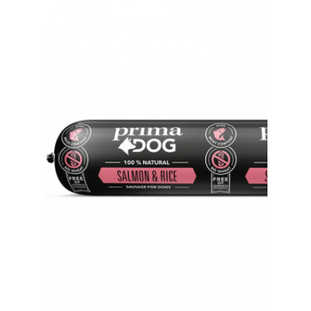 PrimaDog koera vorst Lõhe&riisiga 800g