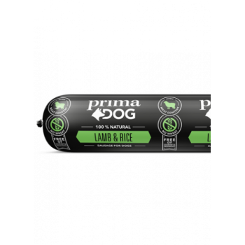 PrimaDog koera vorst Lambaliha&riisiga 800g