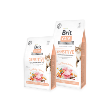 BC teraviljavaba kassi kuivtoit "Sensitive Healthy digestion" 2kg