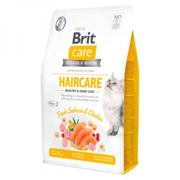 BC teraviljavaba kassi kuivtoit "Haircare Healthy&Shiny Coat" 0,4 kg  