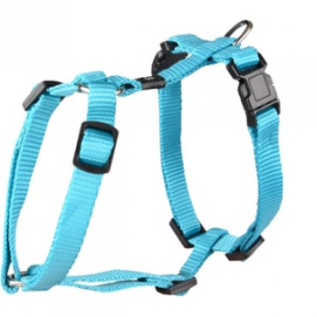 H-HARNESS ZIGGI TURQUOISE 35-50CM15MM