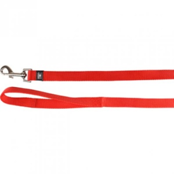 LEASH ZIGGI RED 200CM20MM