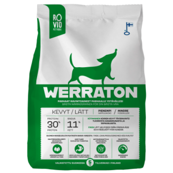 Werraton kuivtoit vähe aktiivsele koerale 12 kg