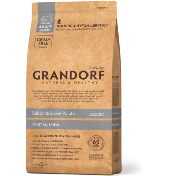 Grandorf Dog- Jänes & Kalkun Adult Medium & Maxi 1kg