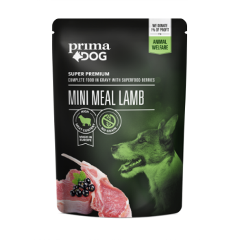 PrimaDog Mini Meal eine lambalihaga 85g