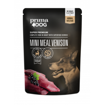 PrimaDog Mini Meal eine hirvelihaga 85g