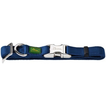 Hunter Collar Vario-Basic ALU-Strong size S/15, 30-45 cm, Nylon navy blue