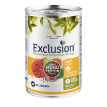 Koera konserv EXCLUSION MEDITERRANEO 400g, loomalihaga