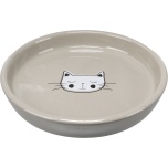 Söögi- ja joogikauss Poezie ümmargune taupe 15,5cm 250ml
