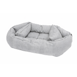 Koera pesa BOXER hõbehall L