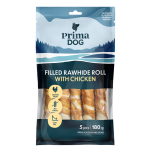 Prima Dog koera maius täidetud närimisrull kanalihaga 13cm 5tk 180g