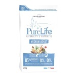 PureLife koera kuivtoit Medium  lõhe & pardilihaga 2kg