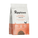Applaws CHICKEN & SALMON (kana & lõhe) kuivtoit täiskasvanud kassidele 0.4kg