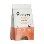Applaws CHICKEN & SALMON (kana & lõhe) kuivtoit täiskasvanud kassidele 0.4kg