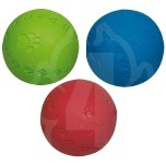 Koera mänguasi kummist piiksuv pall 12cm