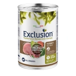 Koera konserv EXCLUSION MEDITERRANEO 400g, kalkuniga