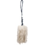 Koera mänguasi Fauxtra Bungee pikk plüüsist mänguasi koerale valge (S suurus, 55 × 12 × 4 cm)