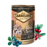 CARNILOVE konserv kutsikale Lõhe ja Kalkun 400g