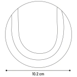 Koera mänguasi SMASH tennisepall roheline 10.16cm 1tk