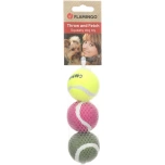 Koera mänguasi SMASH tennisepall piiksuga 6.35cm 3tk värvivalik