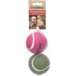Koera mänguasi SMASH tennisepall piiksuga 7.62cm 2tk värvivalik