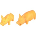 Koera mänguasi FIONA PIG lateksist siga oranž 22cm