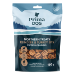 PrimaDog Northen Treats maius kutsikatele põhjapõder & kalkun 150g