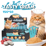 Uniq Pets Tasty Cream kreemmaius kassile tursa ja veiselihaga 15g